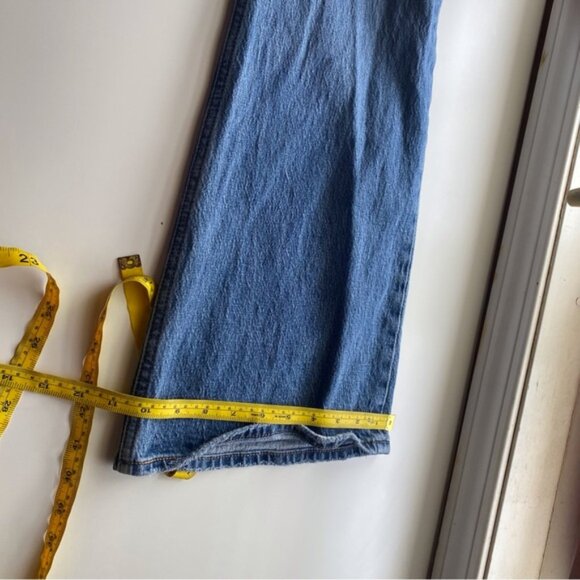 Levis 70'S High Rise Flare Jeans Woman 29x32 Medium Wash Western Festival Casual - Picture 11 of 16